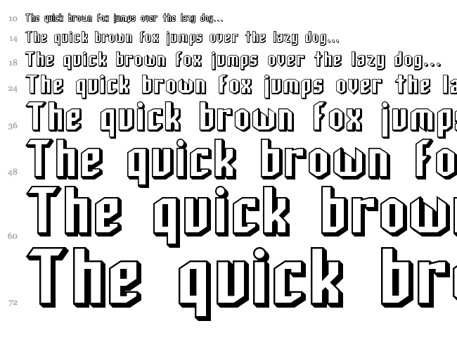SF Archery Black font waterfall